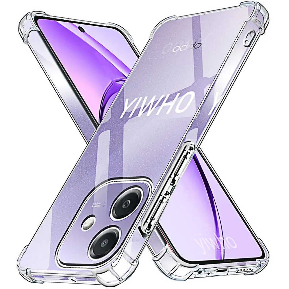 Luxury Clear Phone Case - Transparent Soft Shockproof Full Cover