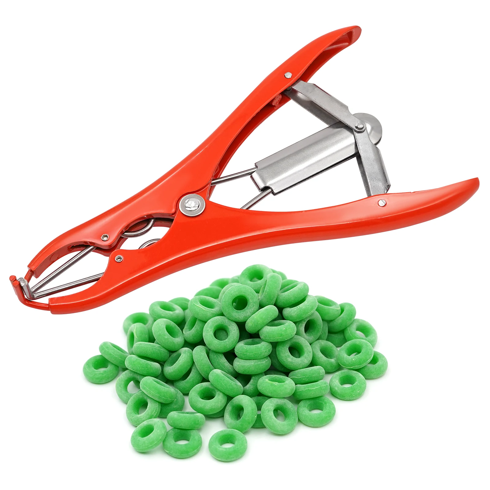 FarmAnimalsCastrationForcepsExpansionClampElasticityRubber