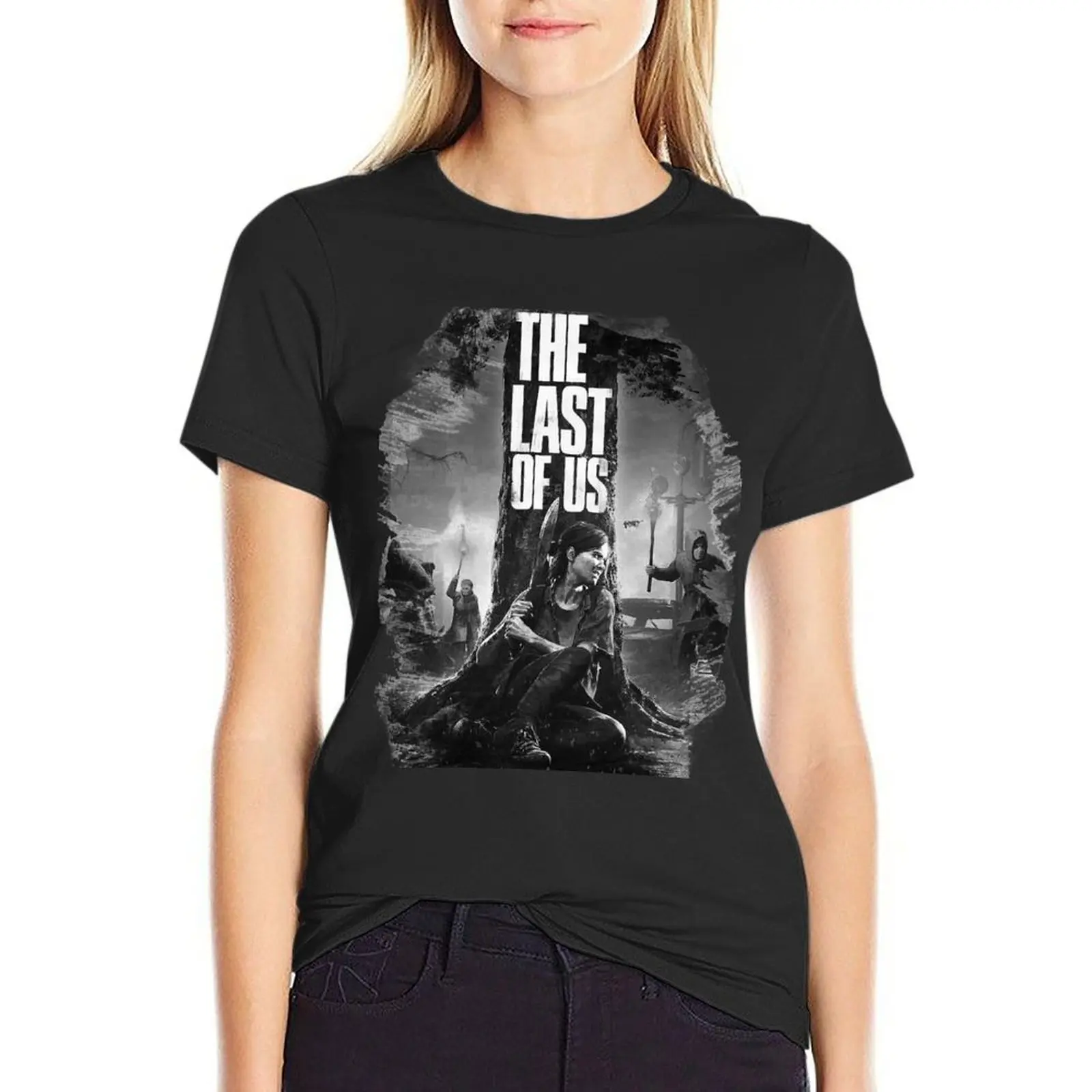 

The Last Of Us Ellie T-shirt summer top cute clothes Womens clothing