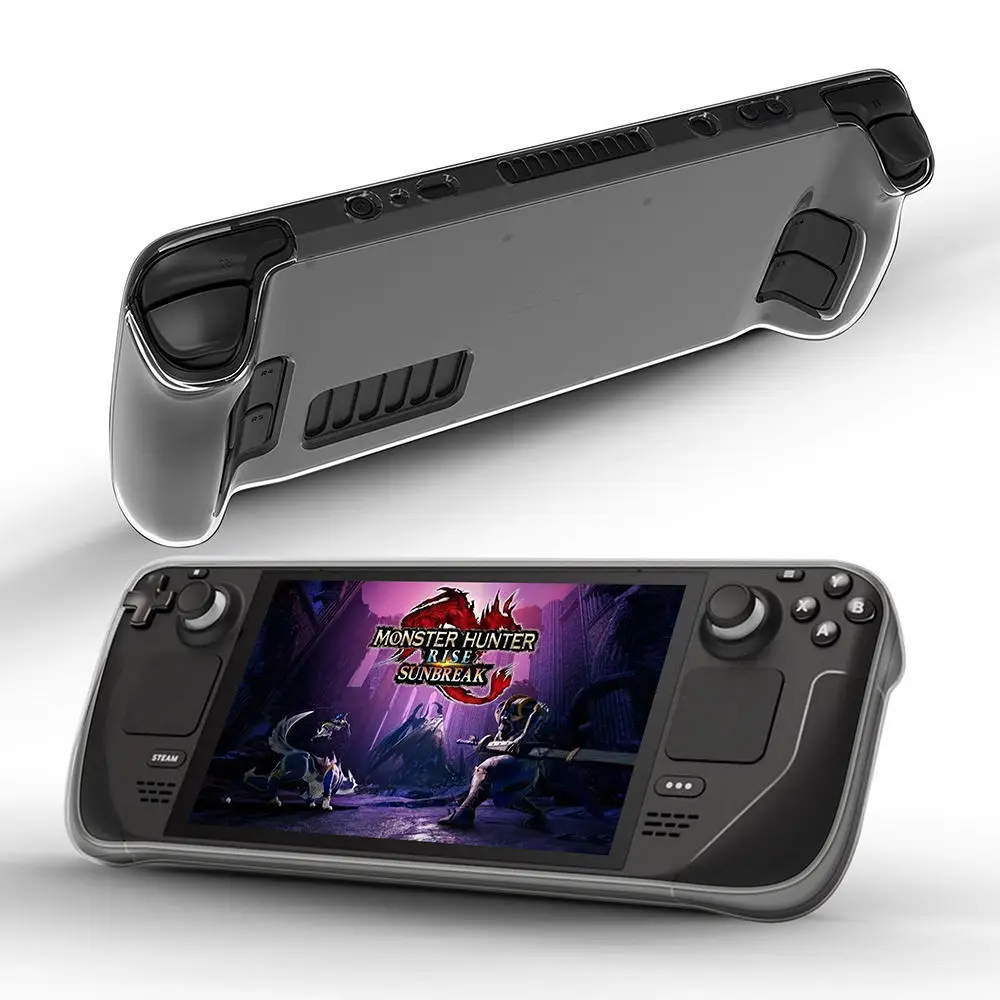 Transparent Shockproof TPU Carry Case for Steam Deck Oled Console