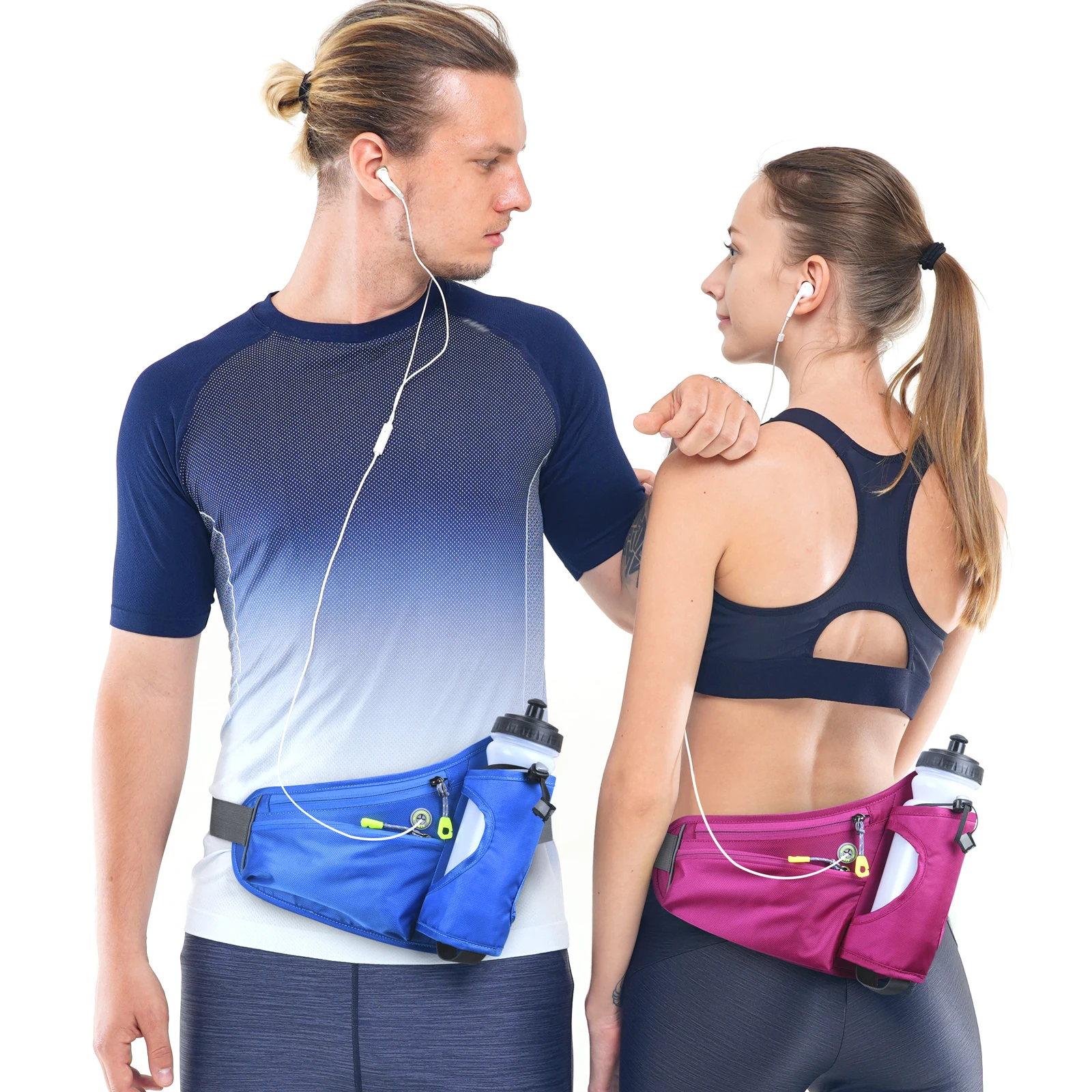 Yaozher Sports HydratBelt Bag Running Belt Waist Pack Bum Bag With
