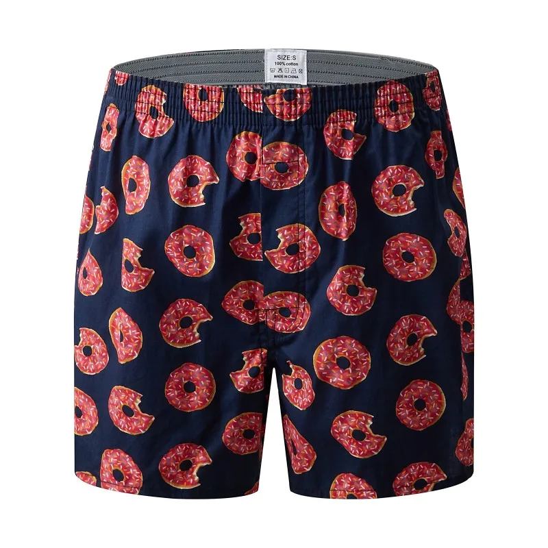 3pcs Mens Underwear Boxer Briefs Loose Comfortable 100% Cotton Ventilation Sexy Lingerie Male Arrow Pants Boxershorts Panties