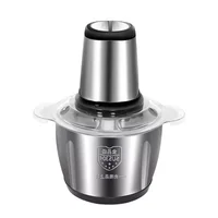 220V Electric Meat Grinder Machine Kitchen Aid Mincer Stainless Steel Slicer Food Processor Spice Pepper Garlic Crusher Chopper 1