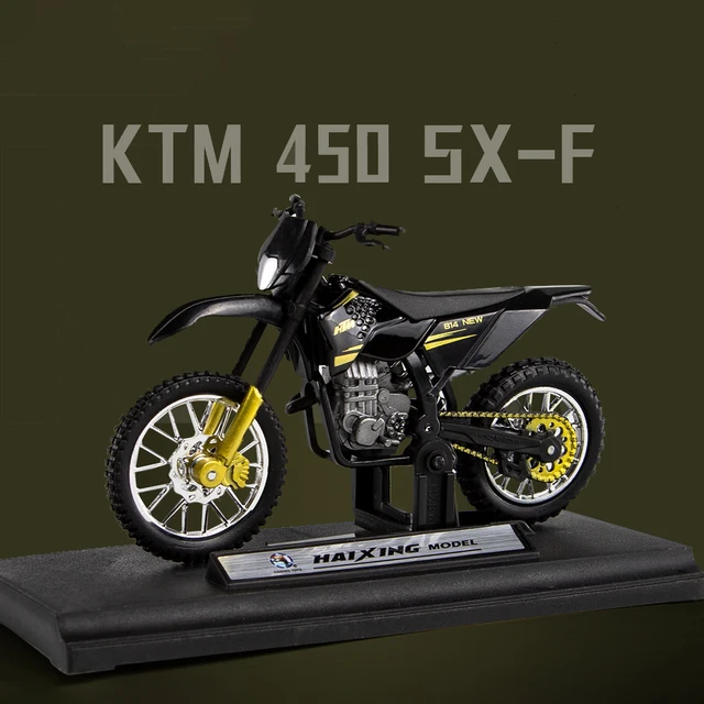 1:18 Scale KTM450SX-F Alloy Scooter Sport Bike Figurines Diecasts Kid Toy Motorcycle Vehicles Racing Model Replicas Gift for Boy 6