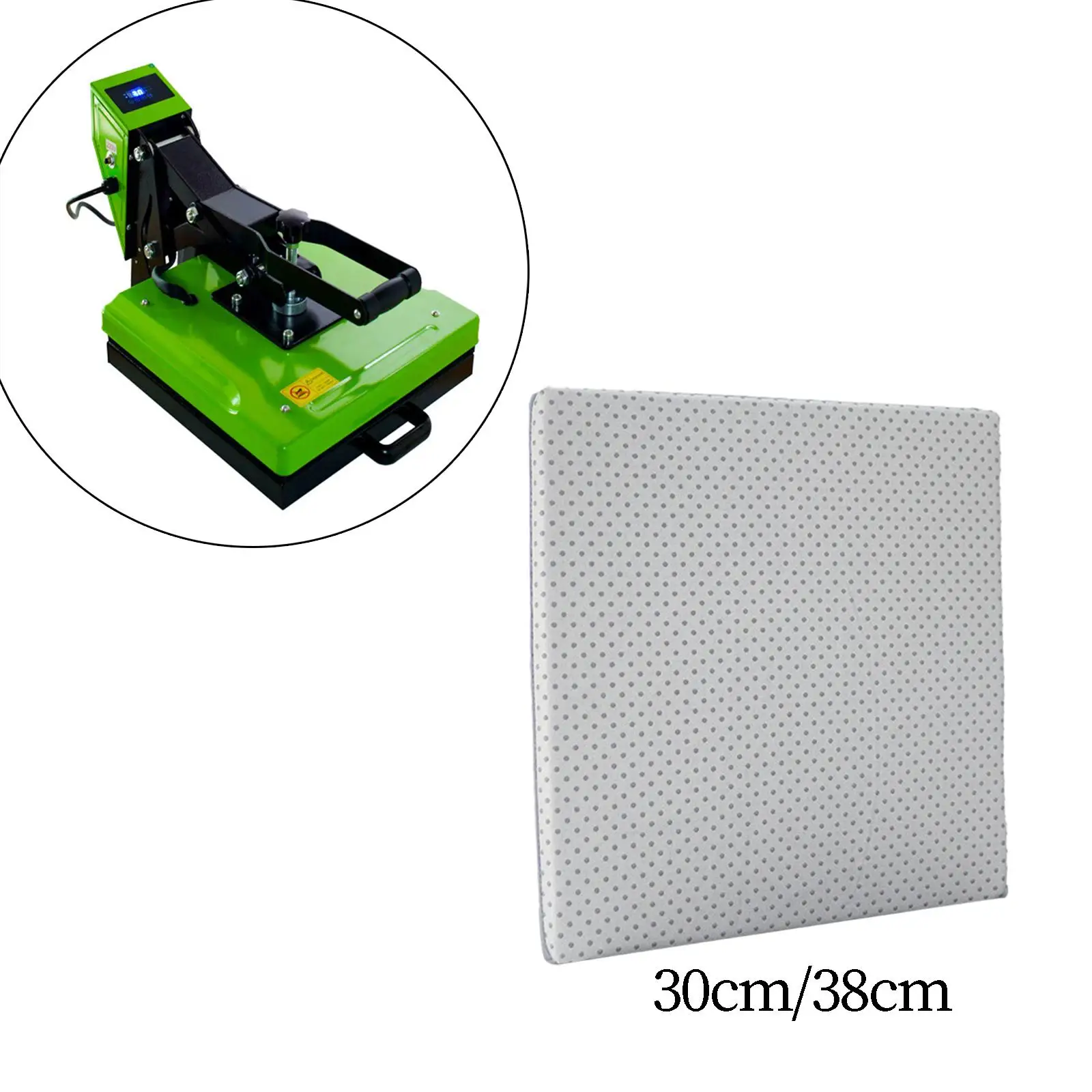 Heat Press Pad Silicone DIY Reusable Replacement Heat Resistant Foam  Cushion Mat for Hot Stamping Machine Heat Transfer Machine - AliExpress