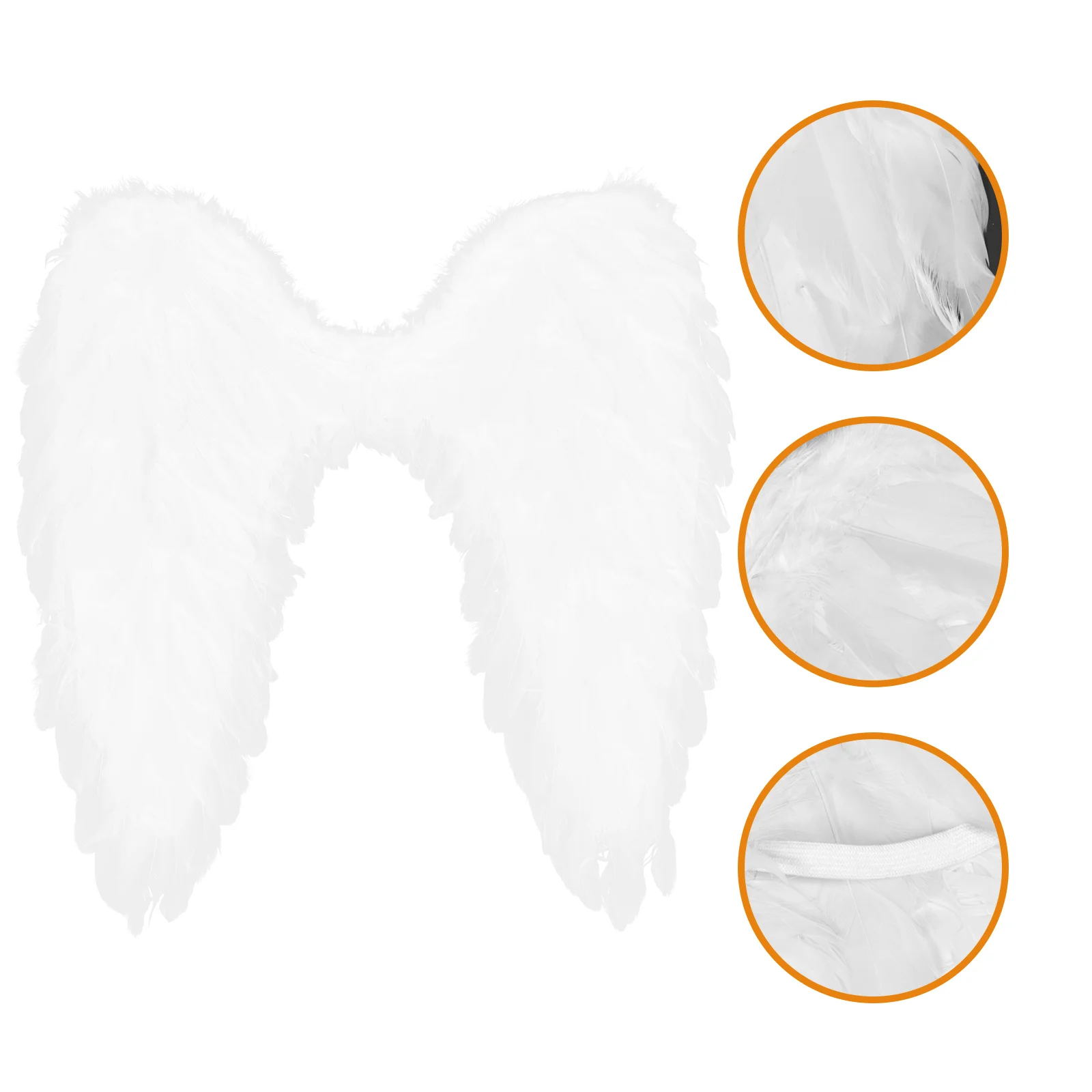 

Angel Feather Wing Xmas Party Dress Decoration Stage Supply Angel Feather Wings Adult Children Christmas Stage Props