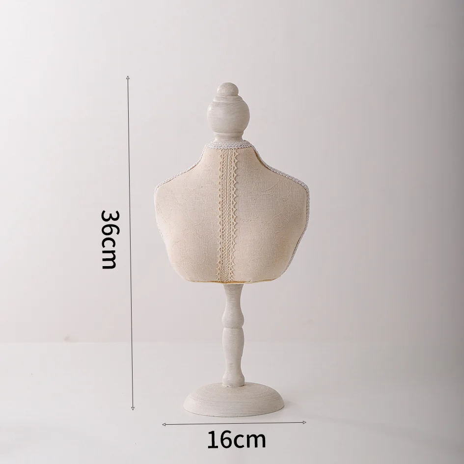 Manichino busto gioielli collana ciondolo collo modello supporto negozio Display - immagine 6