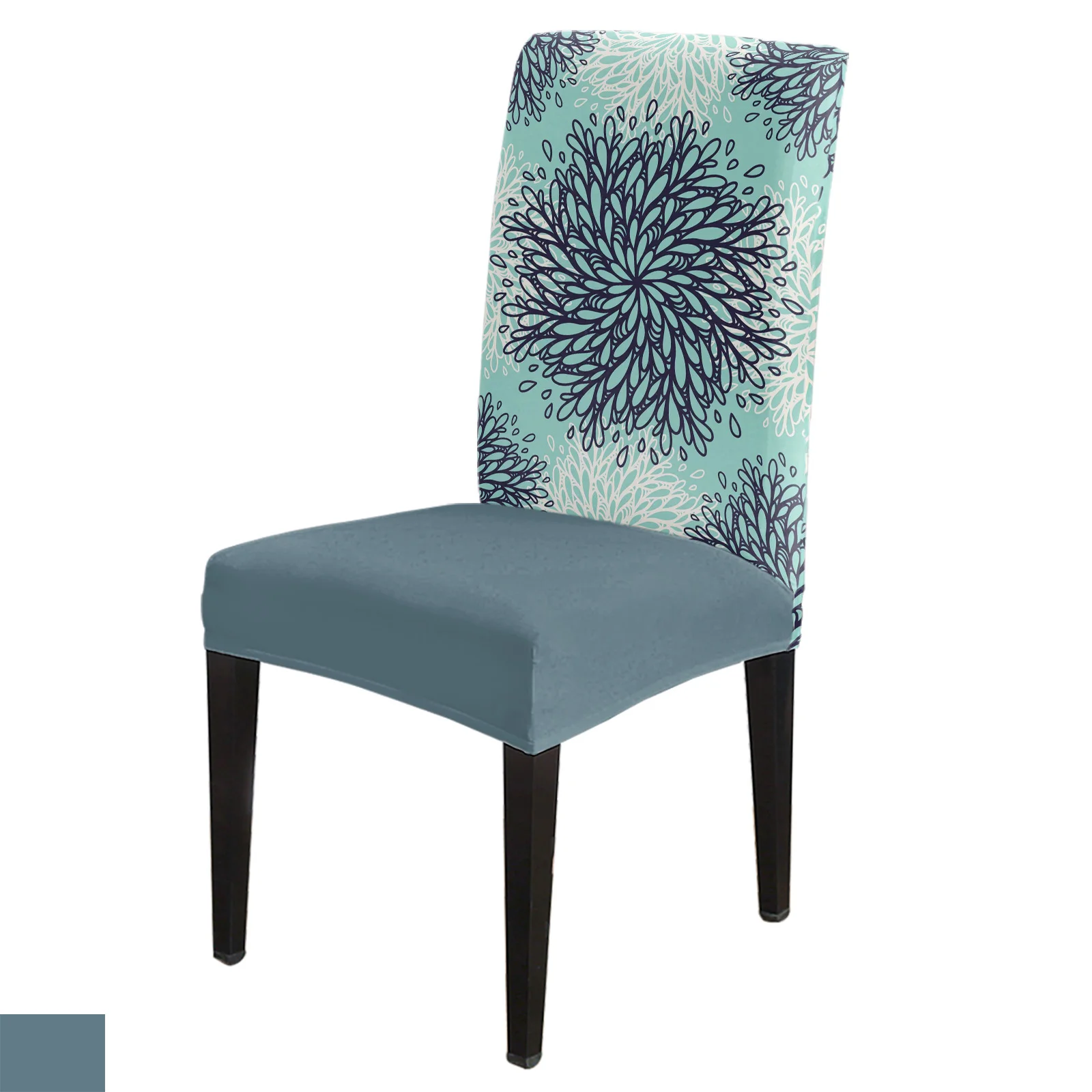 

Чехол для стула с цветочным узором, 4/6/8 шт., эластичный чехол из спандекса для кресла, чехол для свадьбы, отеля, банкета, столовой