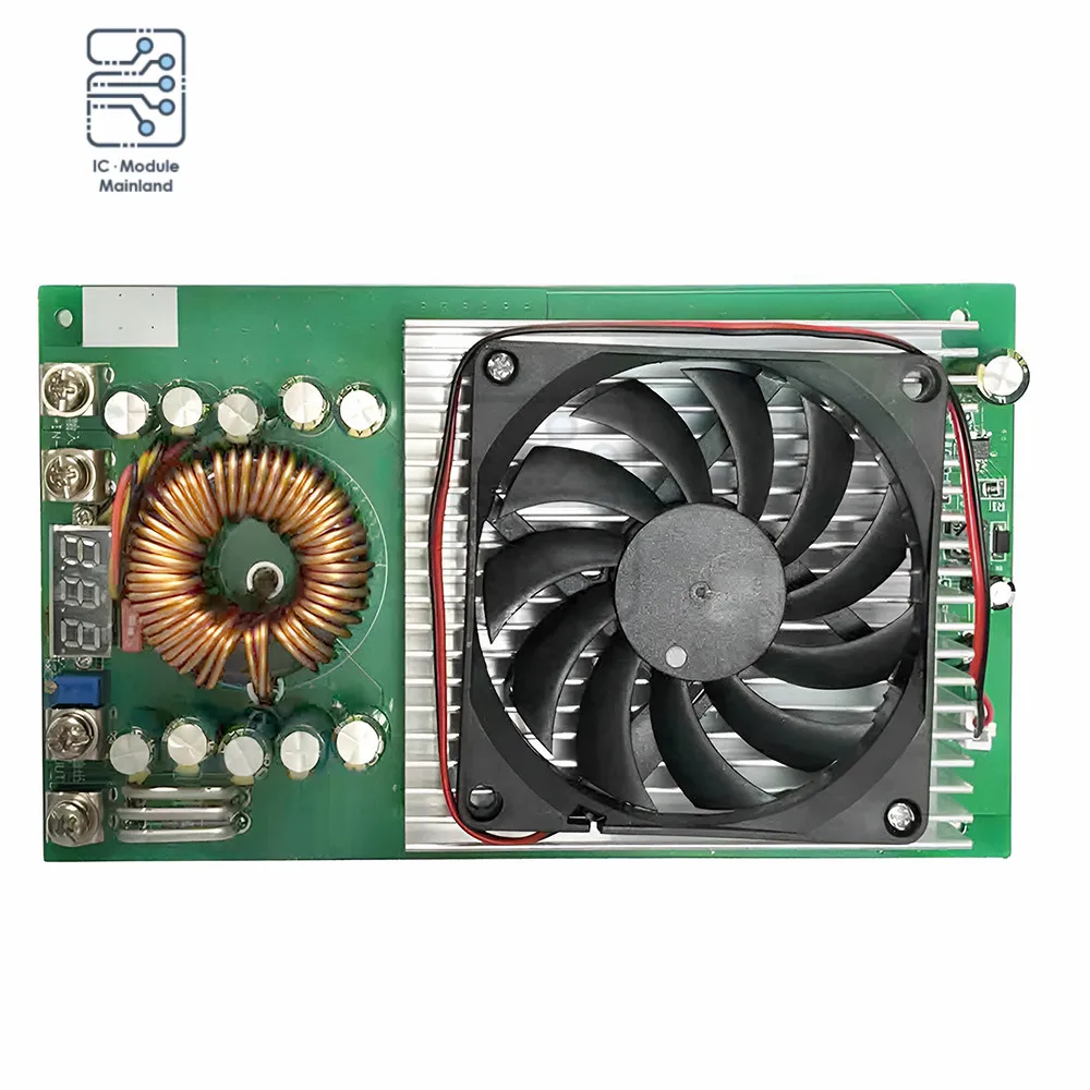 

DC-DC 25-90V to 2.5-60V Adjustable Buck Module Voltage Regulator Power Supply High Power with Digital Red Display 1500W 50A