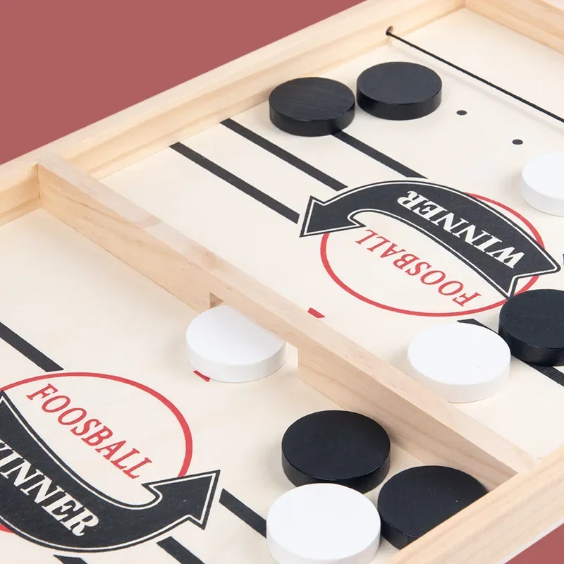 Fast Sling Puck Table Hockey Game Toys Table Super Winner Sling Puck Battle Desktop Game Board Game Interactive Chess Toys Child 4