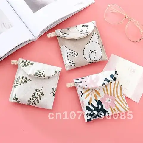 

Cartoon Tampon Storage Bag for Women, Portable Sanitary Pad Pouch, Napkin Towel Bags, Coin Purse, Jewelry Organizer, Ladies Make