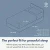 Threadmill 100% Cotton Sheets for Queen Size Bed - 600 Thread Count Queen Bed Sheets Set with 16” Deep Pocket - Sateen 4