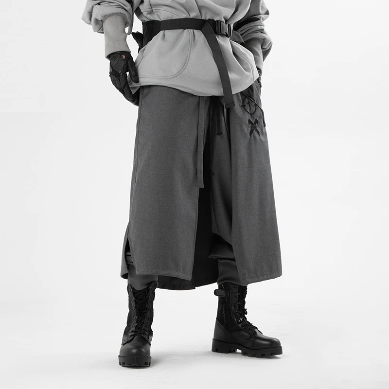 11 BYBB'S DARK Functional Robe Skirt Pants Autumn Tactical Skirt Joggers Pant Men Outdoor Hip Hop Streetwear Trouser Y2K, casual pants,sports pants,tactical pants,casual sports pants