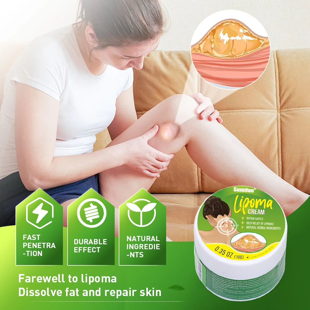 2Types Sumifun Lipoma Cream Remove Anti-tumor Fat Lump Nodular Ointment Skin Cyst Swelling Pain Relief Antibacterial Plaster