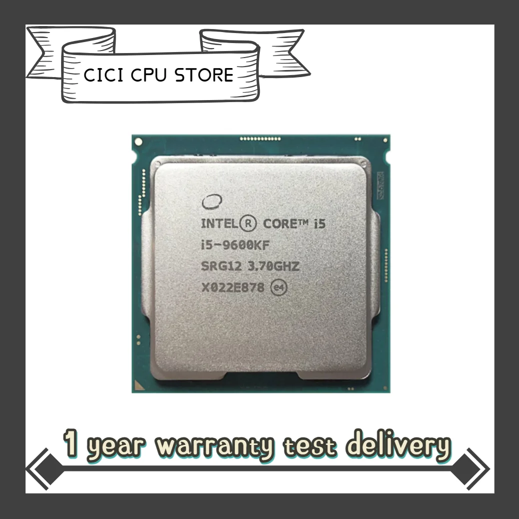 Intel Core I5-9600KF Processor – 3.7GHz, 6 Cores, No Integrated