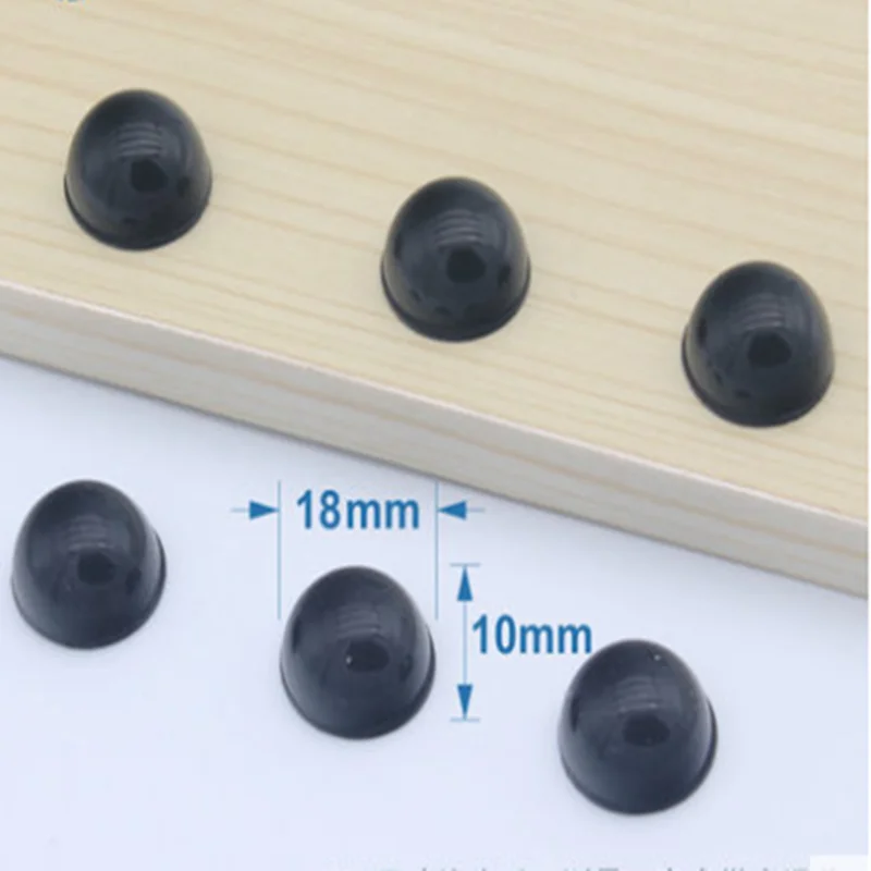 Silicone Bumpers 25/50/100pcs 18*10mm Self-Adhesive Anti-Slip