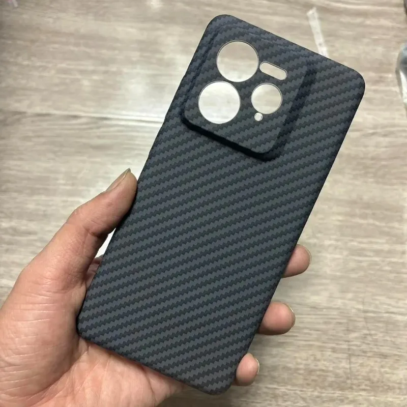 Stylish Carbon Fiber Texture Shockproof Bumper Case