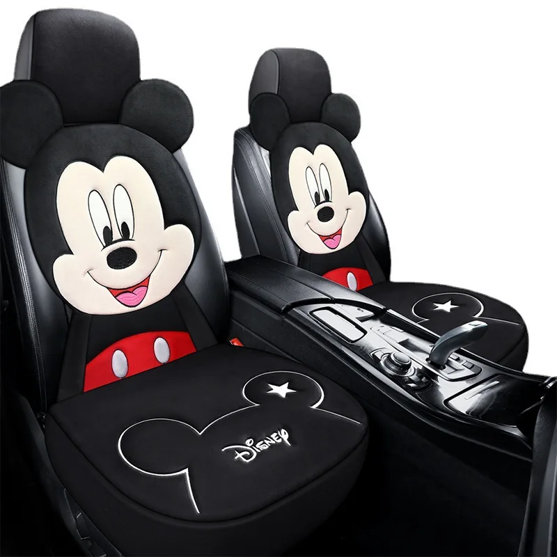 Новинка 2022 Автомобильная подушка Disney зимняя плюшевая мультяшная Милая богиня на