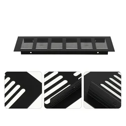 4pcs Aluminum Alloy Air Home Decor Vent Cover for Furniture Wardrobe Shoes Cabinet