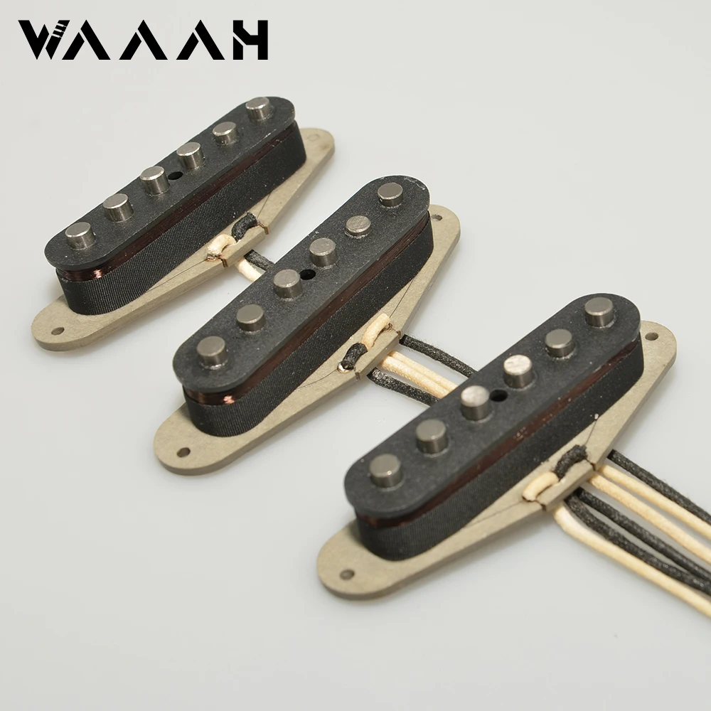 Vintage V70 SSS Handwound Alnico 5 Single Coil Guitar Pickups Grey Bottom Plate HSS Double Coil Pickup Guitar Parts 3 pcs set pickups ssl 1 rwrp bridge and neck alnico single coil pickup for st electric guitar