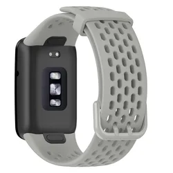 Breathable Sport Silicone Strap Replacement Wristband Accessories (Gray)