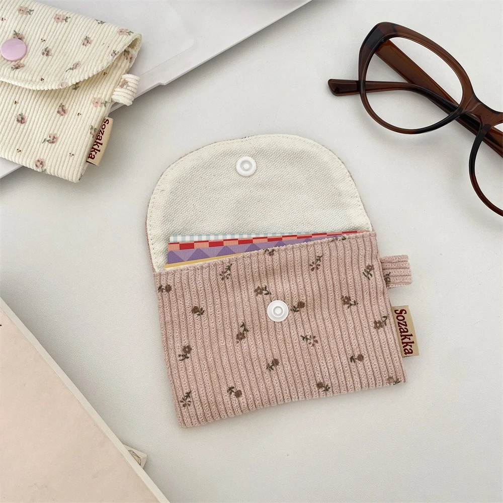 Cute Floral Coin Purse - In Use