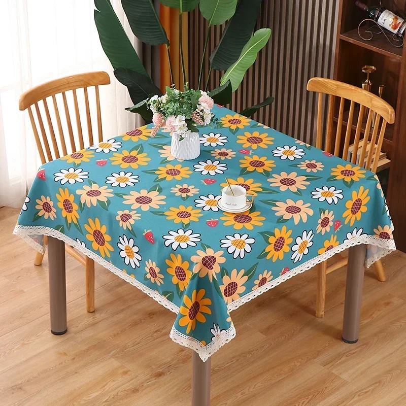 

Квадратная скатерть, столовая скатерть, домашний деревенский чайный столик и стол
