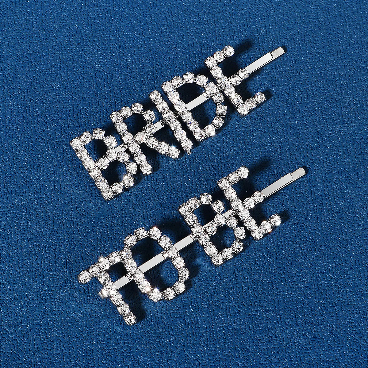 TO BE BRIDE Exquisite Rhinestone Bridal Hair Clips Fashion Headdress Hairpins Bridal Wedding Headpieces Hair Jewelry