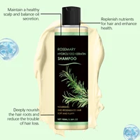 Shampoing naturel au romarin, perte d'épaisseur des cheveux, nourrissant en profondeur, soin du cuir chevelu, renforcement, réparation, contrôle de l'huile endommagée pour hommes et femmes 4