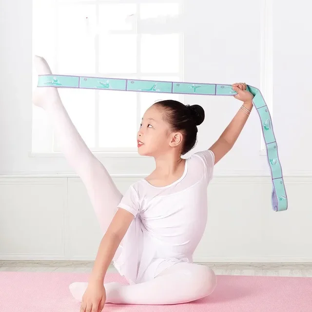 8 Dance Training Segmented Band Stretching Belt for Ballet Dance Gymnastics Pilates Yoga Exercise Elastic Resistance Band 2
