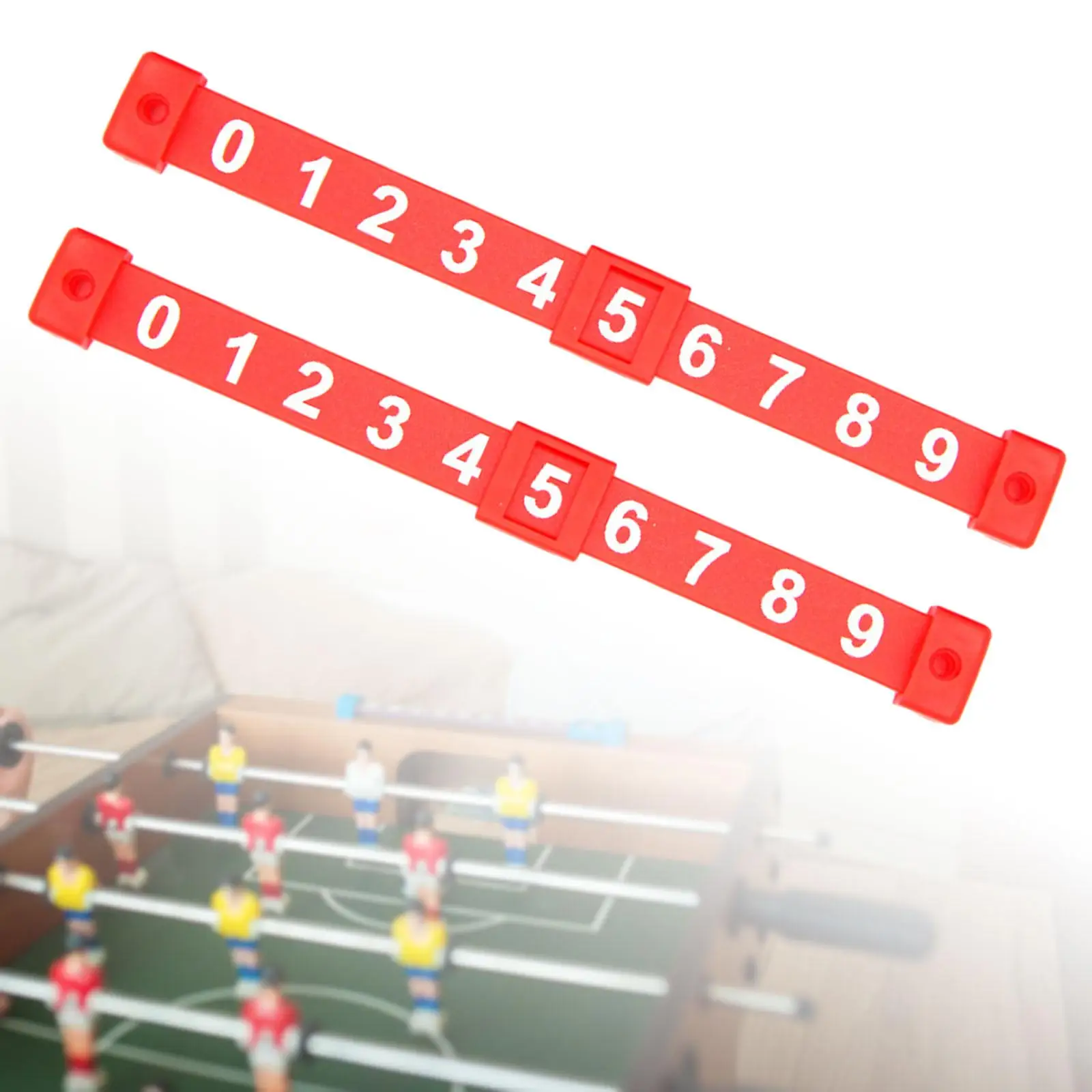 2x Foosball Table Scoreboard Foosball Score Counter Kids Portable Table Football Score Keeper for Standard Tables