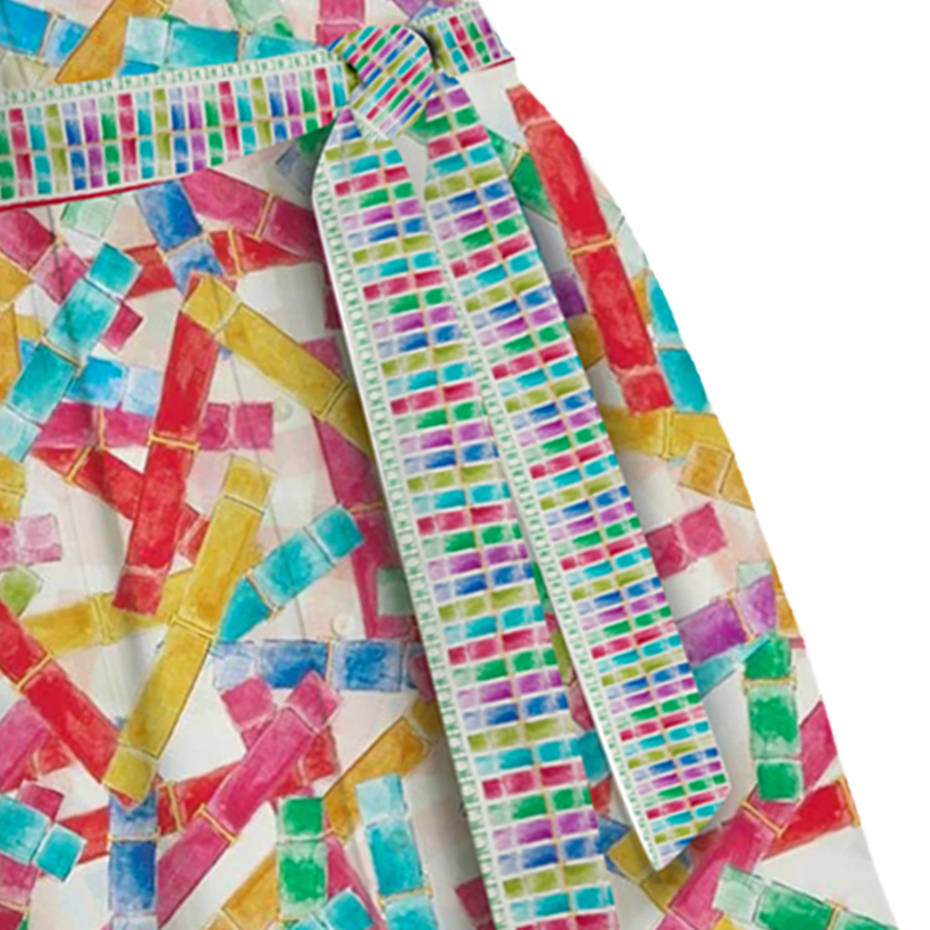 فستان CHCH الصيفي الأنيق المطبوع للسيدات، يتميز بت...