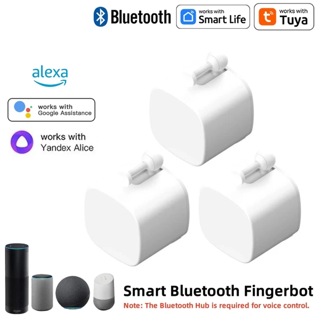 RSH Tuya บลูทูธนิ้วมือหุ่นยนต์ปุ่มสวิทช์ Pusher Smart Life APP Fingerbot สวิตช์ไร้สาย Bot APP ควบคุม Pusher USB Gateway 1