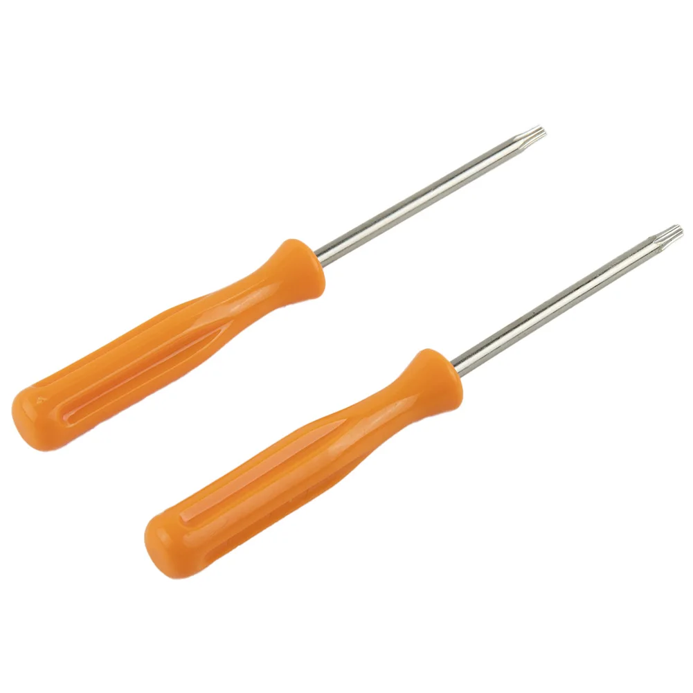 

2pcs Torx Screwdriver Kit T6 T8 Security Opening Tool For Console 100mm Length High Quality Orange/Silver Nutdrivers Hand Tools