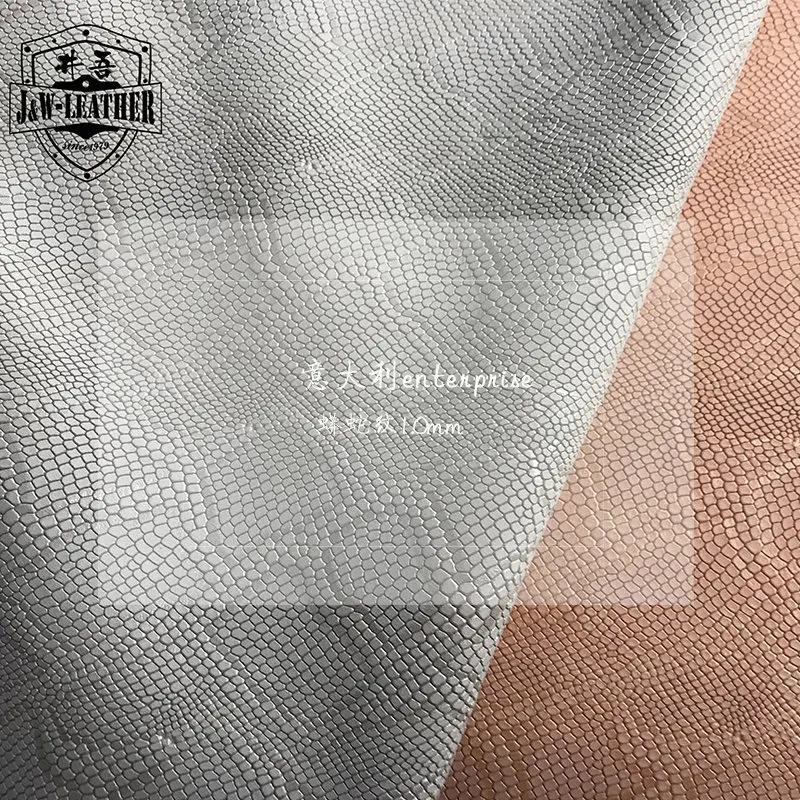 

Италия предприятие первый слой воловья кожа питон узор толщина 1,0 мм персик/фотоцвет серый мешок для обуви