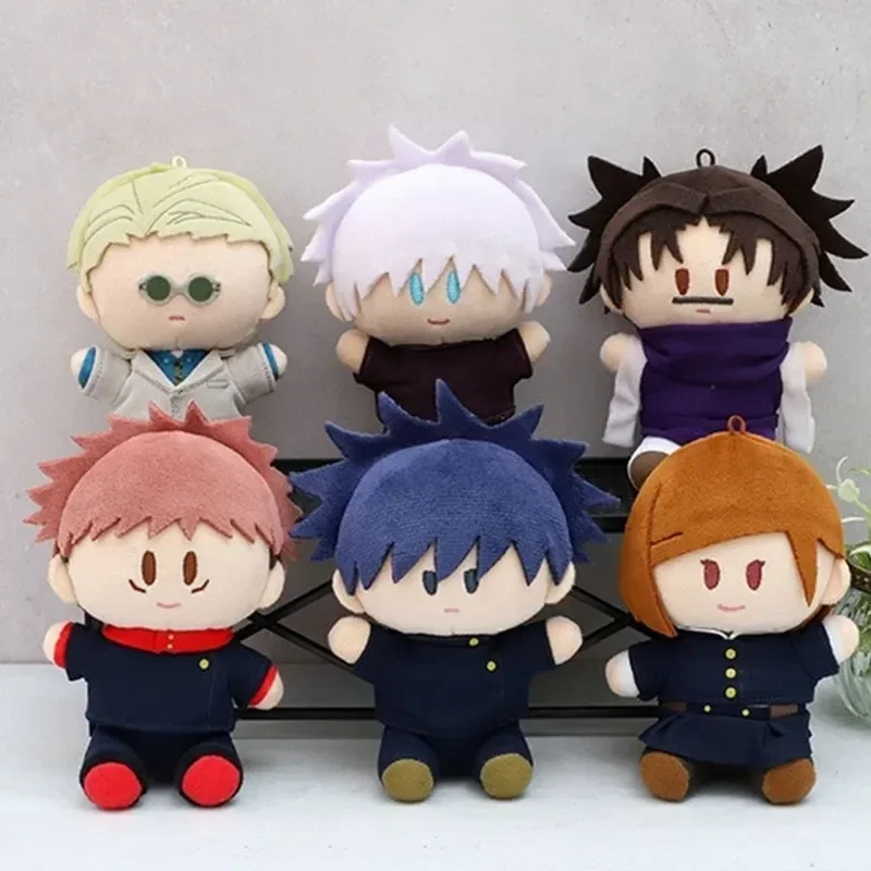 

10cm Movic Stuffed Doll Toys Anime Jujutsu Kaisen Gojou Yuuji Nanami Fushiguro Choso Kugisaki Cartoon Plush Toy Pendant Gift