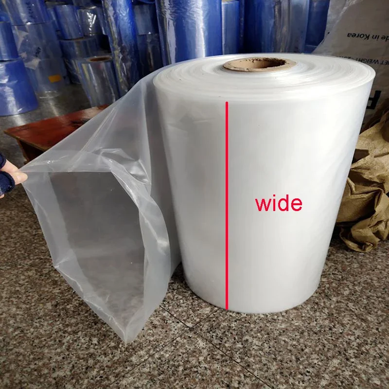 PE Heat Shrinkable Film Cylindrical Film Plastic Packaging Film Open At Both Ends Beverage Beer Mineral Water Cola Can Packaging 2