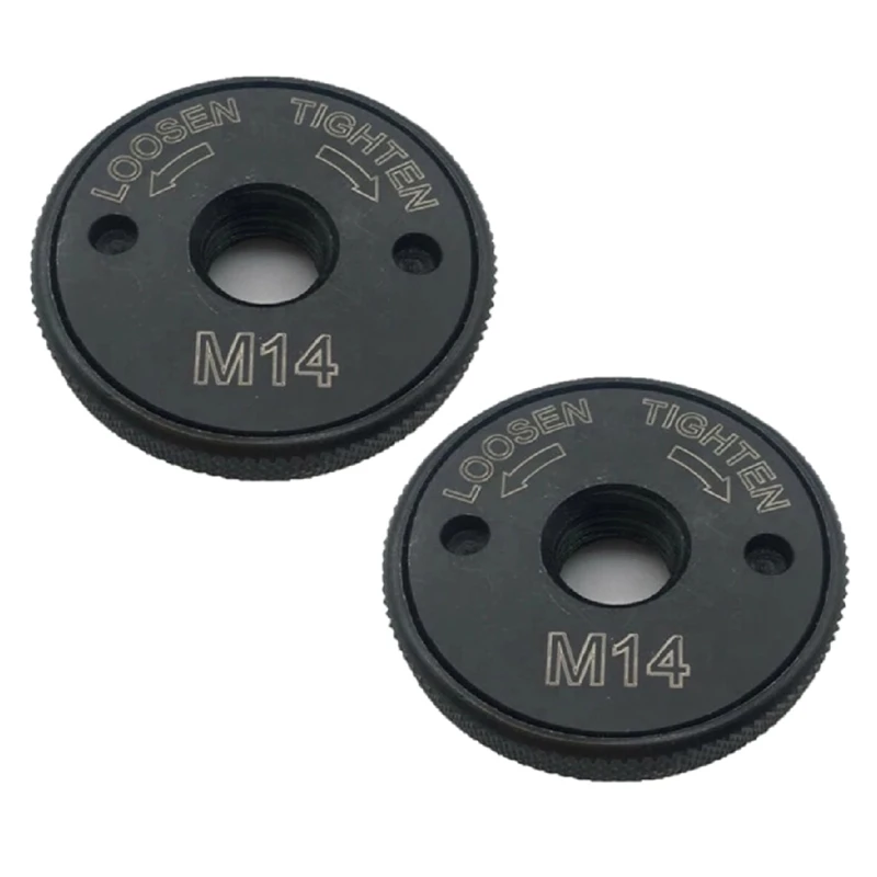 Angle Grinder M14 Thread Inner Outer Flange Nut Set Quick Release Nut