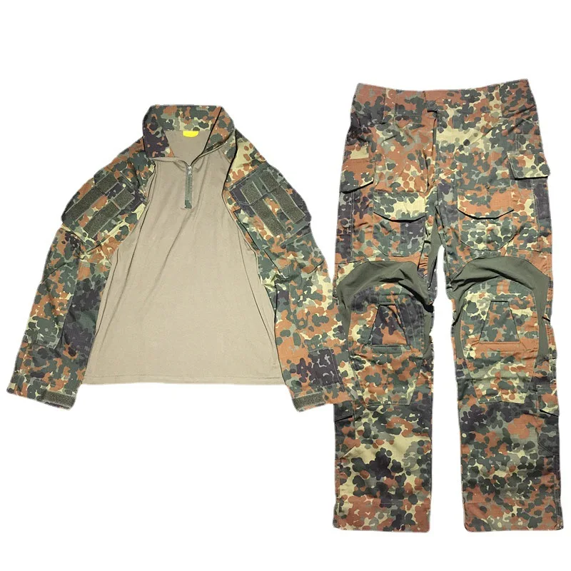 Hunting Clothes Outdoor Camouflage Pants Tops Uniform 3 Shirts Long Trousers Third Generation Top Pants Frog Tactical Suit hunting trousers hunting hoodie tactical suits
