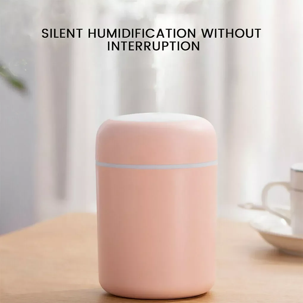 

Portable 300ml Humidifier USB Ultrasonic Dazzle Cup Aroma Diffuser Cool Mist Maker Air Humidifier Purifier with Romantic Light