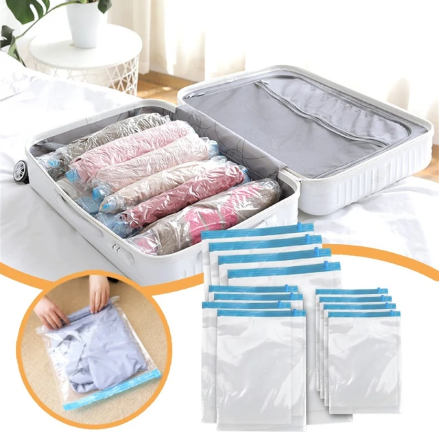 Compression, Roll-up Vacuum Plastic Clothes Packaging Bags for Travel  Packing Storage - China Bag, Plastic Bag