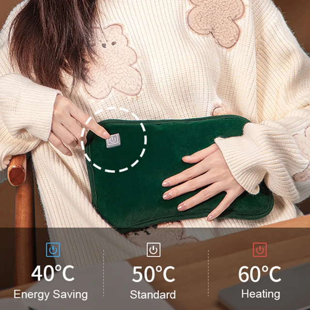 Hordozható Elektromos Kézmelegítő Hőmérséklet Állítható Grafén Fűtőberendezés Usb Töltés Praktikus Forró Táska Télen - Image 2