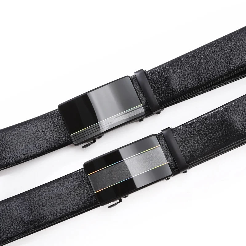 Cintura Automatica Uomo Cintura Uomo GOGO Con Fibbia Automatica - Pelle Sintetica PU, Per Abiti Eleganti E Jeans Cintura Uomo Motifino - Foto 12