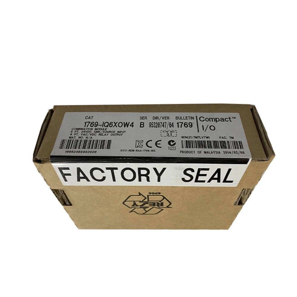 

New Factory Sealed 1769-IQ6XOW4 Compact I/O 24VDC Input Relay Output Module