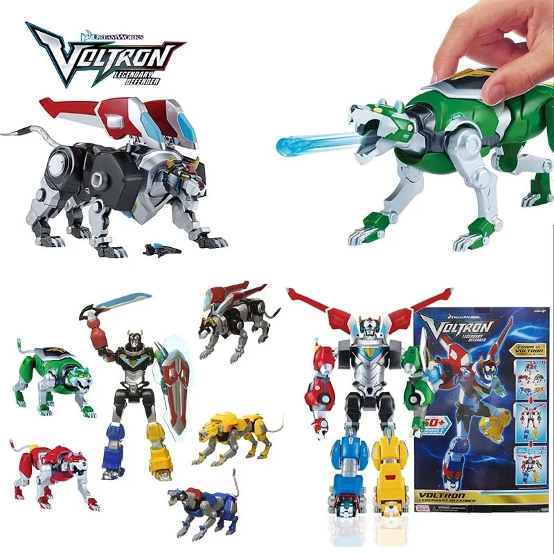 

VOLTRON Super Ares King Kong Lion Assembled Robots Transformation Action Figure Toys Deformation Robot Boy Children Gifts