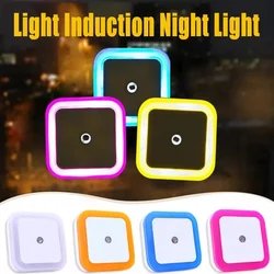 Mini lampe LED avec capteur de lumière sans fil, prise ue, veilleuse pour enfants, salon, chambre à coucher, décoration 