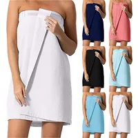 Velcro Beach Towels With Quick Drying And Strong Water Absorption Properties Ladies Bath Towel, Waffle-Spa Body Wrap 1