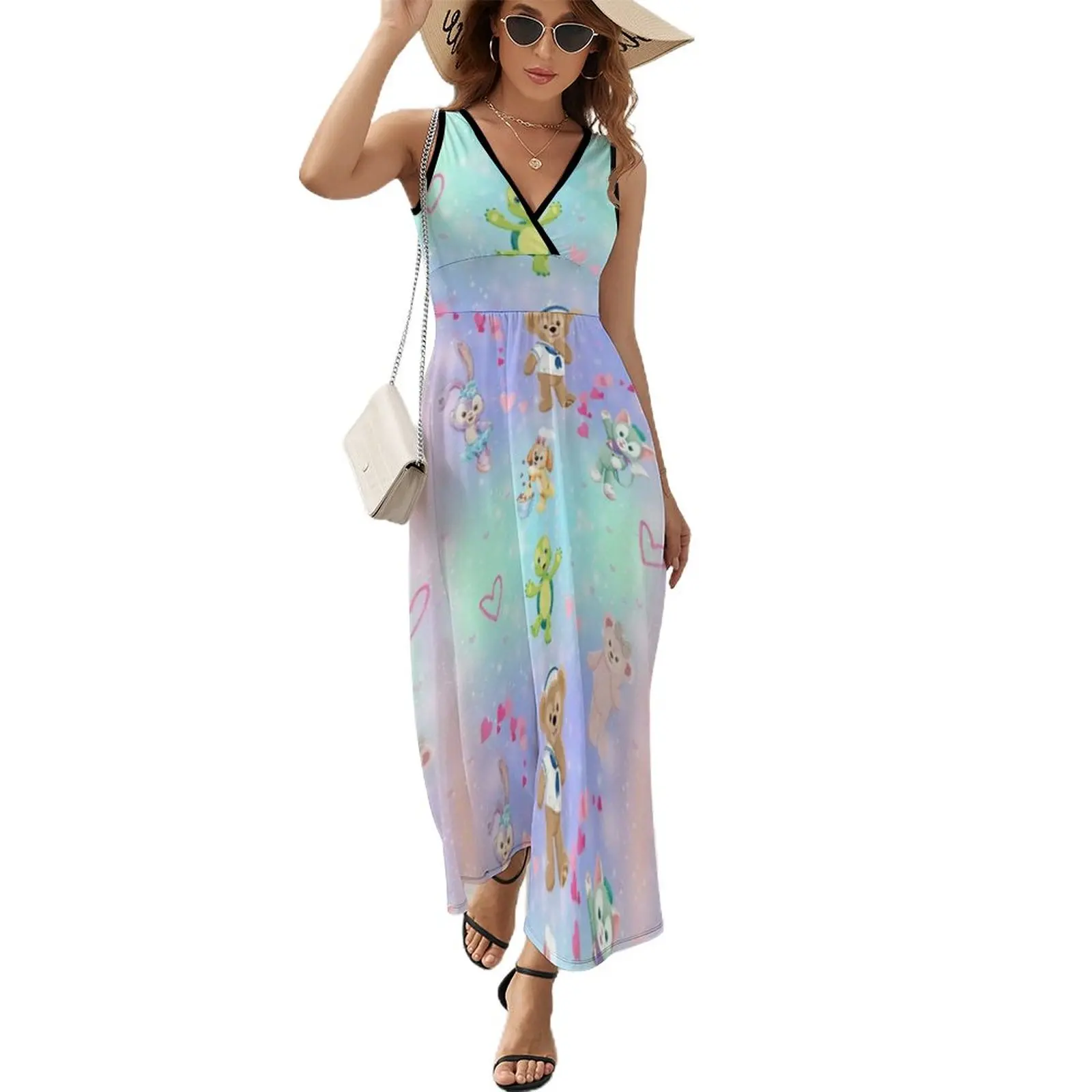 

Adorable bear! Sleeveless Dress Bride dresses women's luxury party dress elegant dresses for women