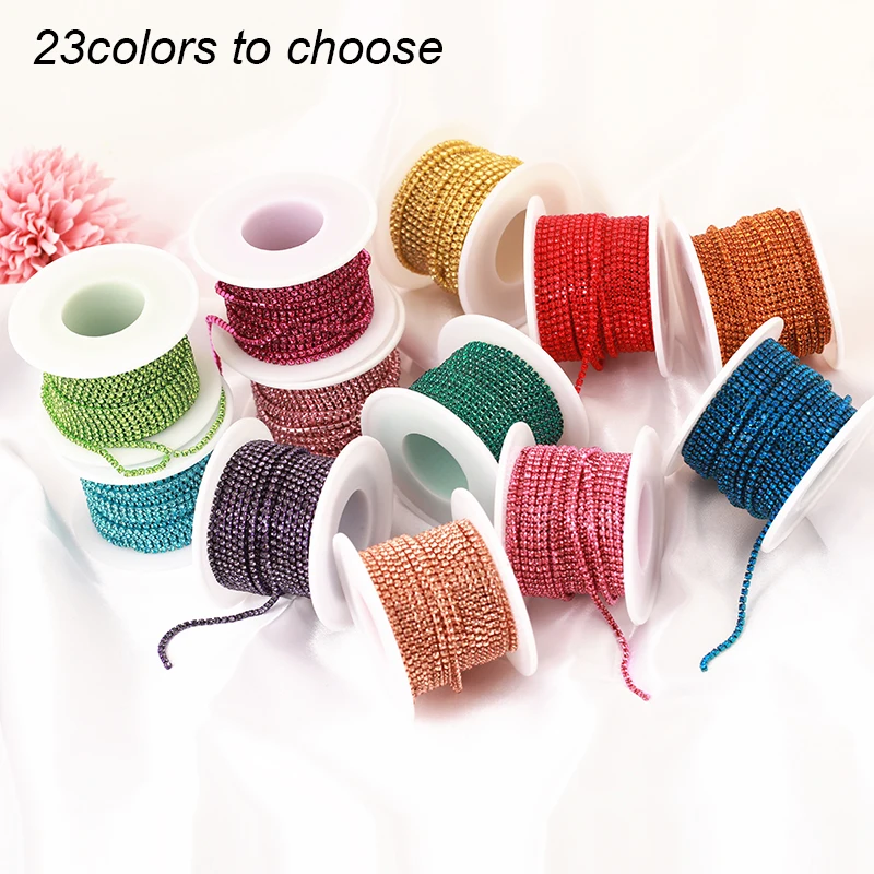 SS6-SS12FancyRhinestoneChainApparelColorfulClawWithGlassRhinestoneDenseRhinestoneCupChainTrimForDIYAccessories-AliExpress15