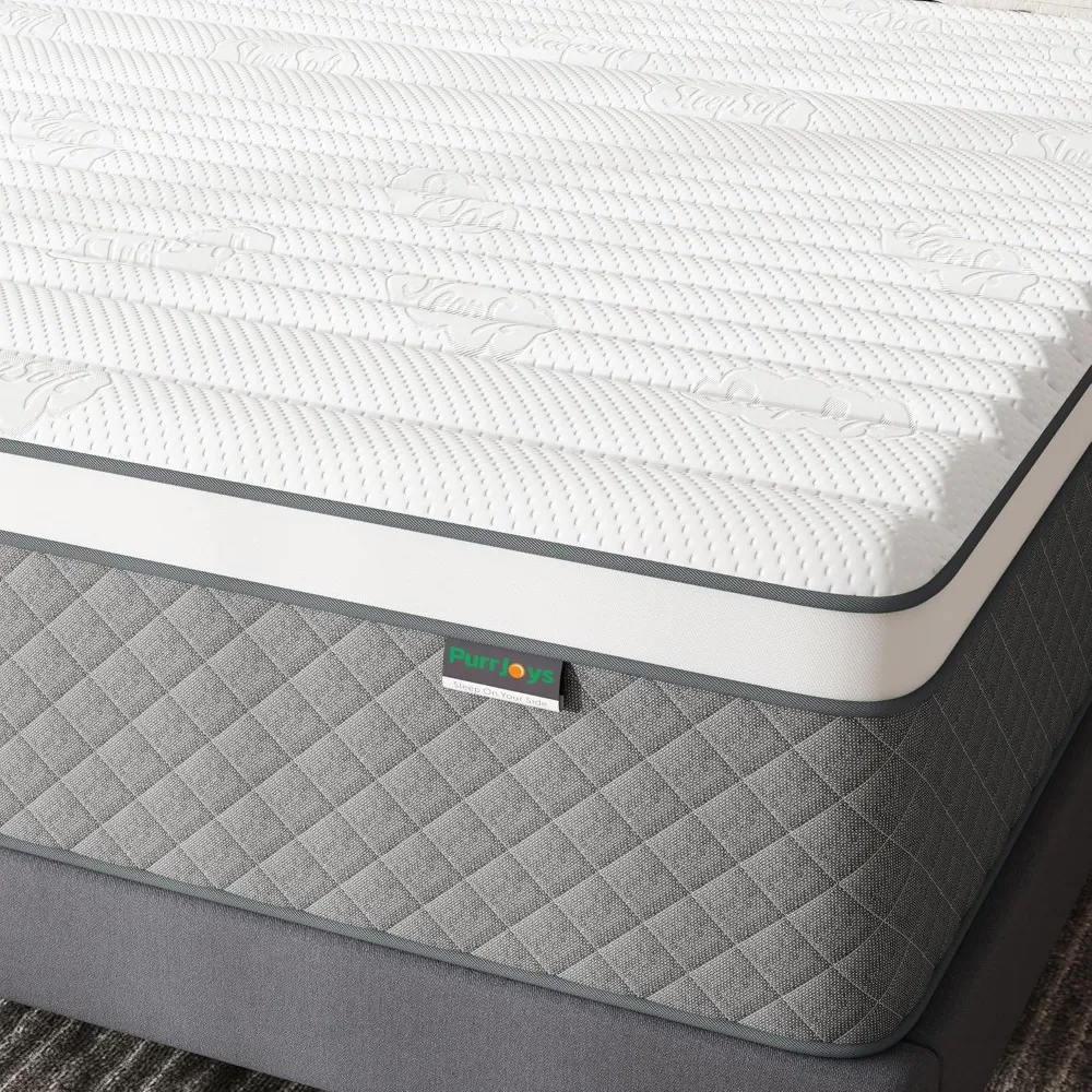 14 Inch Full Mattress,Cooling-Gel Memory Foam and Pocket Spring Hybrid Mattresses,Full Bed Mattress in a Box,Medium Firm 4